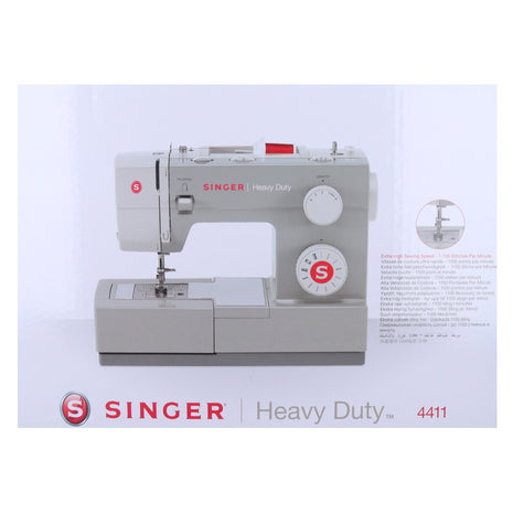 Singer Heavy Duty 4411 Machine à coudre mécanique 90 Watt 1100 points / min 10 programmes de couture