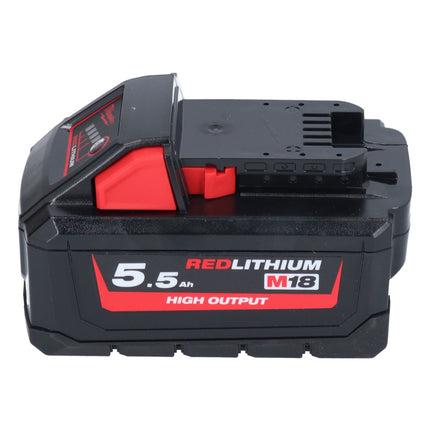 Milwaukee M18 FSAG115X-551 akumulatorowa szlifierka kątowa 18 V 115 mm bezszczotkowa + 1x akumulator 5,5 Ah - bez ładowarki