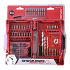 Juego de brocas y brocas Milwaukee Shockwave 54 piezas (4932479855) Phillips / Pozidriv / Torx / Hex / Slotted