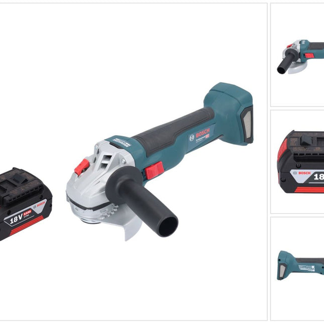 Bosch GWS 18V-10 Professional cordless angle grinder 18 V 115 mm brushless + 1x rechargeable battery 5.0 Ah - without charger