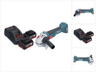 Bosch GWS 18V-10 Professional Akku Winkelschleifer 18 V 115 mm Brushless + 2x Akku 5,0 Ah + Ladegerät