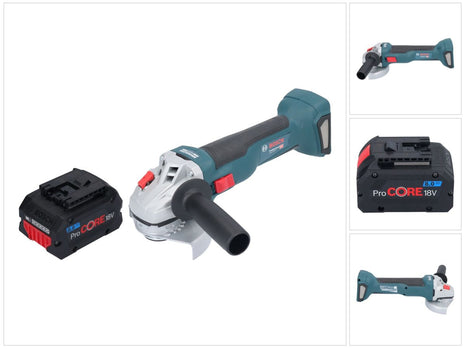 Bosch GWS 18V-10 Professional amoladora angular a batería 18 V 115 mm sin escobillas + 1x batería ProCORE 8,0 Ah - sin cargador