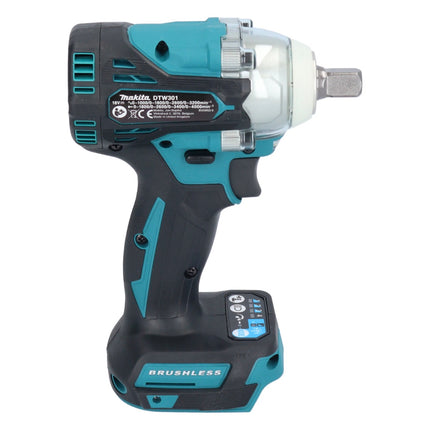 Avvitatore a impulsi a batteria Makita DTW 301 RF 18 V 330 Nm 1/2" brushless + 2x batteria ricaricabile 3,0 Ah + caricabatterie