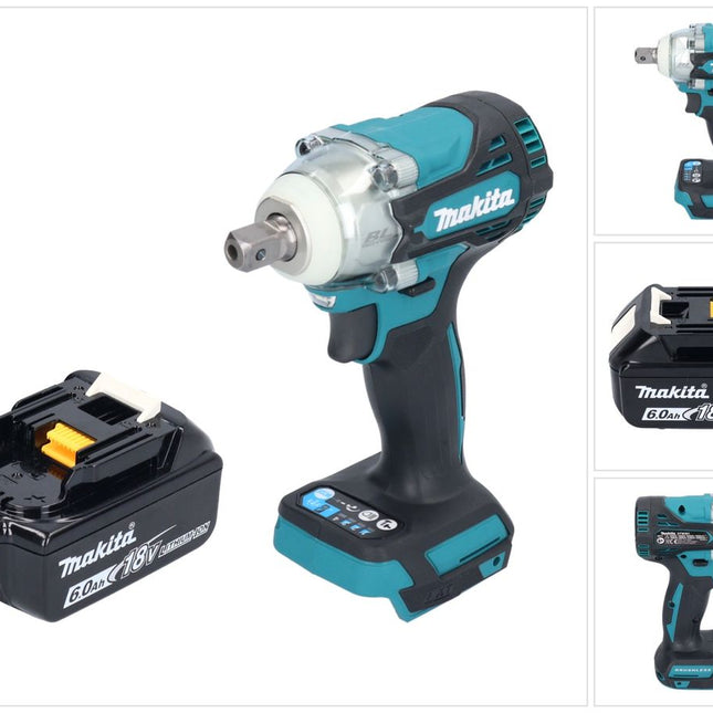 Avvitatore a impulsi a batteria Makita DTW 301 G1 18 V 330 Nm 1/2" brushless + 1x batteria ricaricabile 6,0 Ah - senza caricabatterie