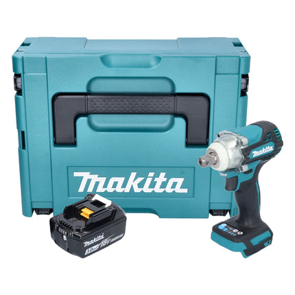 Makita DTW 301 F1J akumulatorowy klucz udarowy 18 V 330 Nm 1/2" bezszczotkowy + 1x akumulator 3,0 Ah + Makpac - bez ładowarki