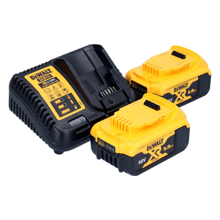 Trapano avvitatore a percussione a batteria DeWalt DCD 805 P2T 18 V 90 Nm Brushless + 2 batterie da 5,0 Ah + caricabatterie + TSTAK