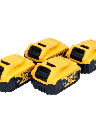 DeWalt DCB 184 P4 Pack de batteries 18 V 5,0 Ah / 5000 mAh 4 pcs. Batterie XR Li-Ion - avec indicateur de charge