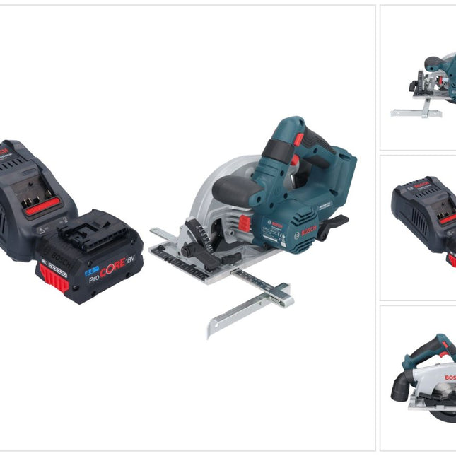 Bosch GKS 18V-57-2 Professional Akku Handkreissäge 18 V 165 mm Brushless + 1x ProCORE Akku 8,0 Ah + Ladegerät