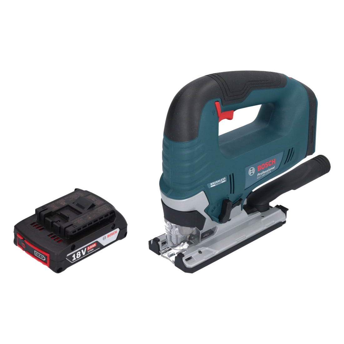 Seghetto alternativo a batteria Bosch GST 18V-125 B Professional 18 V 125 mm Brushless + 1x batteria 2,0 Ah - senza caricabatteria