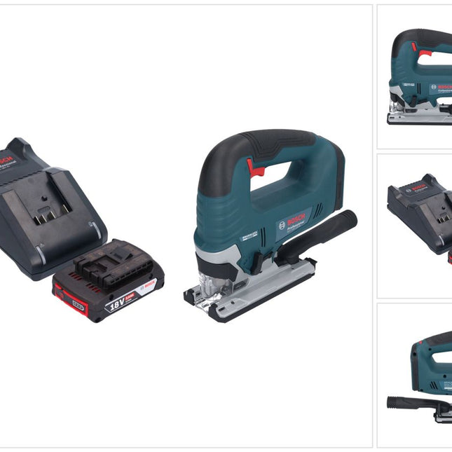 Bosch GST 18V-125 B Professional Seghetto alternativo a batteria 18 V 125 mm Brushless + 1x batteria 2,0 Ah + caricabatteria