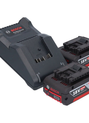 Bosch GST 18V-125 B Professional cordless jigsaw 18 V 125 mm brushless + 2x rechargeable battery 4.0 Ah + charger