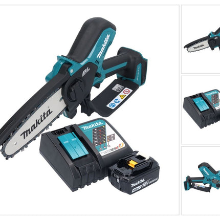Makita DUC 150 RM Akku Kettensäge 18 V 15 cm Brushless + 1x Akku 4,0 Ah + Ladegerät
