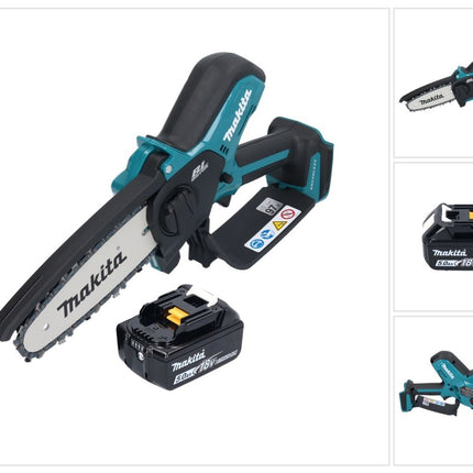 Motosega a batteria Makita DUC 150 T 18 V 15 cm brushless + 1x batteria 5,0 Ah - senza caricabatterie