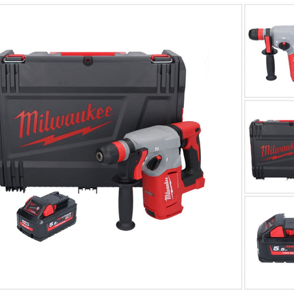 Milwaukee M18 BLHX-551X Akku Kombihammer 18 V 2,3 J Brushless + 1x Akku 5,5 Ah + HD-Box - ohne Ladegerät