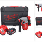 Milwaukee M18 BLHX-551X cordless combihammer 18 V 2.3 J brushless + 1x rechargeable battery 5.5 Ah + charger + HD box