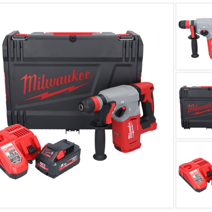 Milwaukee M18 BLHX-551X cordless combihammer 18 V 2.3 J brushless + 1x rechargeable battery 5.5 Ah + charger + HD box