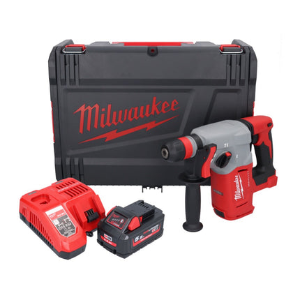 Milwaukee M18 BLHX-551X cordless combihammer 18 V 2.3 J brushless + 1x rechargeable battery 5.5 Ah + charger + HD box