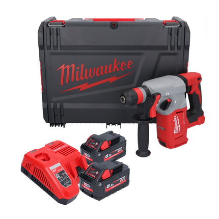 Milwaukee M18 BLHX-552X cordless combi hammer 18 V 2.3 J brushless + 2x rechargeable battery 5.5 Ah + charger + HD box