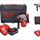 Milwaukee M18 BLHX-801X Akku Kombihammer 18 V 2,3 J Brushless + 1x Akku 8,0 Ah + Ladegerät + HD-Box
