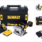 Fresa plana sin cable DeWalt DCW 682 D1T 18 V 102 x 20 mm sin escobillas + 1x batería recargable 2,0 Ah + cargador + TSTAK