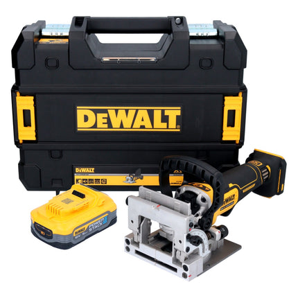 DeWalt DCW 682 NT fresa per tasselli piatti a batteria 18 V 102 x 20 mm brushless + 1x batteria Powerstack 5,0 Ah + TSTAK - senza caricabatterie