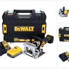 Fresa plana sin cable DeWalt DCW 682 H1T 18 V 102 x 20 mm sin escobillas + 1x batería Powerstack 5,0 Ah + cargador + TSTAK