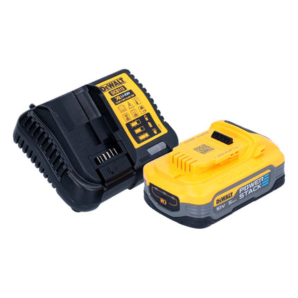 Fresa plana sin cable DeWalt DCW 682 H1T 18 V 102 x 20 mm sin escobillas + 1x batería Powerstack 5,0 Ah + cargador + TSTAK