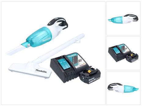 Makita DCL 181 FRF1WX aspirateur sans fil 18 V 53 mbar 0.65 L + 1x batterie 3.0 Ah + chargeur