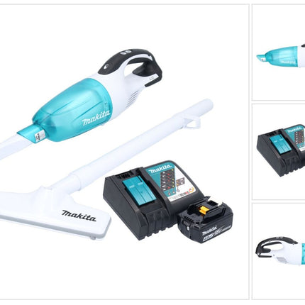 Makita DCL 181 FRM1WX Aspiradora sin cable 18 V 53 mbar 0,65 L + 1x batería recargable 4,0 Ah + cargador
