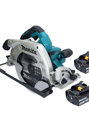 Makita DHS 900 F2U Akumulatorowa pilarka tarczowa 36 V ( 2x 18 V ) 235 mm bezszczotkowa + 2x akumulator 3,0 Ah + adapter Bluetooth - bez ładowarki