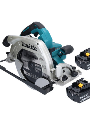 Makita DHS 900 M2U Akumulatorowa pilarka tarczowa 36 V ( 2x 18 V ) 235 mm bezszczotkowa + 2x akumulator 4,0 Ah + adapter Bluetooth - bez ładowarki