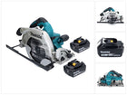 Makita DHS 900 T2U Akumulatorowa pilarka tarczowa 36 V ( 2x 18 V ) 235 mm bezszczotkowa + 2x akumulator 5,0 Ah + adapter Bluetooth - bez ładowarki