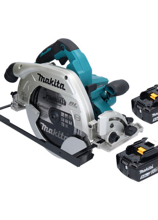 Makita DHS 900 T2U Akku Handkreissäge 36 V ( 2x 18 V ) 235 mm Brushless + 2x Akku 5,0 Ah + Bluetooth Adapter - ohne Ladegerät