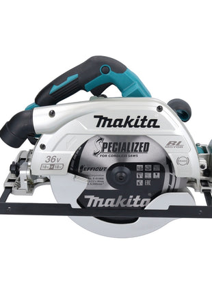 Makita DHS 900 T2U Akumulatorowa pilarka tarczowa 36 V ( 2x 18 V ) 235 mm bezszczotkowa + 2x akumulator 5,0 Ah + adapter Bluetooth - bez ładowarki