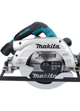 Makita DHS 900 RT2U scie circulaire portative sans fil 36 V ( 2x 18 V ) 235 mm Brushless + 2x batterie 5,0 Ah + chargeur + adaptateur Bluetooth