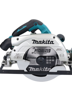 Makita DHS 900 RG2U Akumulatorowa pilarka tarczowa 36 V ( 2x 18 V ) 235 mm bezszczotkowa + 2x akumulator 6,0 Ah + ładowarka + adapter Bluetooth