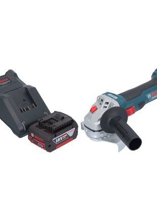 Bosch GWS 18V-7 Professional Meuleuse angulaire sans fil 18 V 125 mm Brushless + 1x batterie 4,0 Ah + chargeur