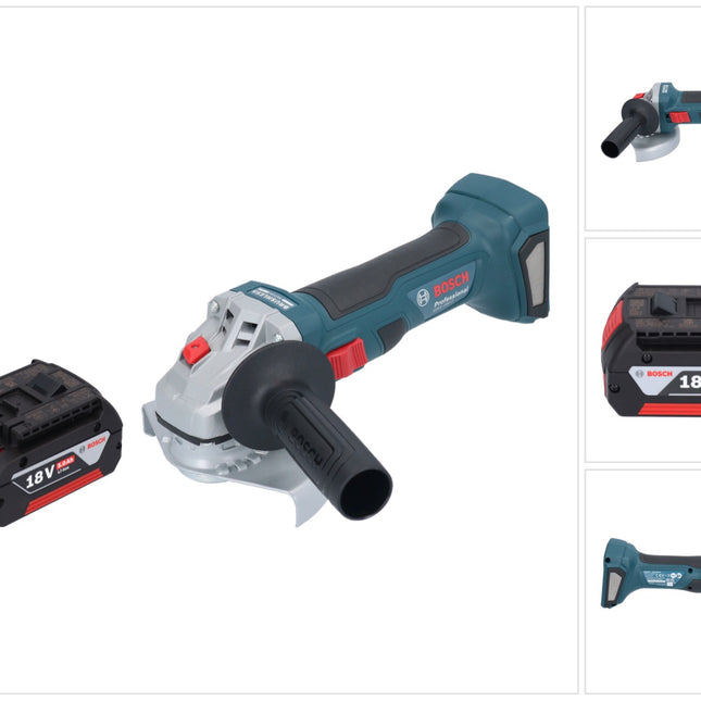 Bosch GWS 18V-7 Professional Akku Winkelschleifer 18 V 125 mm Brushless + 1x Akku 5,0 Ah - ohne Ladegerät