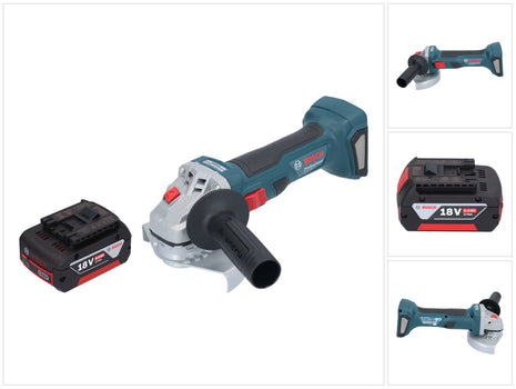 Bosch GWS 18V-7 Professional Meuleuse angulaire sans fil 18 V 125 mm Brushless + 1x batterie 5,0 Ah - sans chargeur