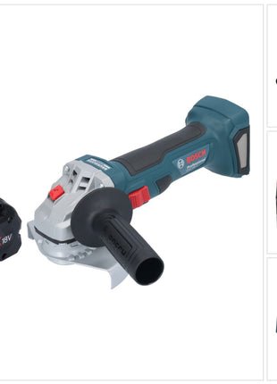 Bosch GWS 18V-7 Professional cordless angle grinder 18 V 125 mm brushless + 1x ProCORE battery 8.0 Ah - without charger