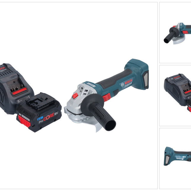 Bosch GWS 18V-7 Professional Meuleuse angulaire sans fil 18 V 125 mm Brushless + 1x batterie ProCORE 8,0 Ah + chargeur