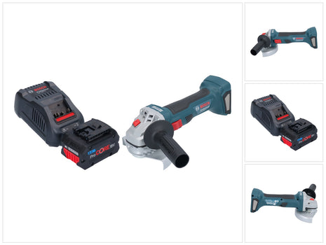 Bosch GWS 18V-7 Smerigliatrice angolare professionale a batteria 18 V 125 mm senza spazzole + 1x batteria ProCORE 8,0 Ah + caricabatterie