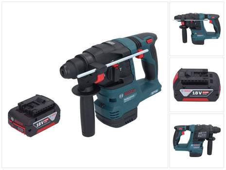 Bosch GBH 18V-22 Professional cordless rotary hammer 18 V 1.9 J SDS Plus Brushless + 1x rechargeable battery 4.0 Ah - without charger