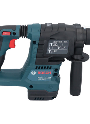 Bosch GBH 18V-22 Trapano a percussione professionale a batteria 18 V 1,9 J SDS Plus Brushless + 1x batteria ricaricabile 4,0 Ah + caricabatterie