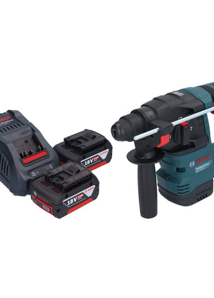 Bosch GBH 18V-22 Professional Marteau perforateur sans fil 18 V 1,9 J SDS Plus Brushless + 2x batterie 5,0 Ah + chargeur