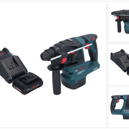 Bosch GBH 18V-22 Professional akumulatorowa wiertarko-wkrętarka udarowa 18 V 1,9 J SDS Plus Brushless 1x akumulator ProCORE 4,0 Ah + ładowarka
