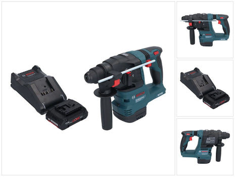 Bosch GBH 18V-22 Taladro percutor inalámbrico profesional 18 V 1,9 J SDS Plus Brushless 1x batería ProCORE 4,0 Ah + cargador