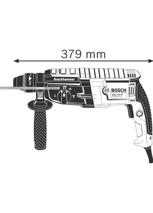 Bosch GBH 2-28 Martello rotante professionale Bosch Trapano a percussione 880 watt 3,2 J SDS ( 0611267500 ) + custodia