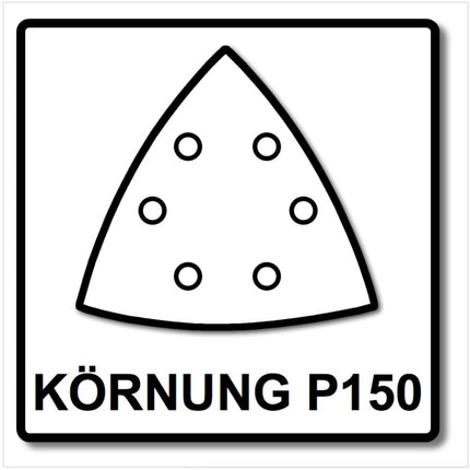 Festool STF V 93/6 Hoja de lijar P150 GR/100 Granat - 100 piezas ( 497395 )