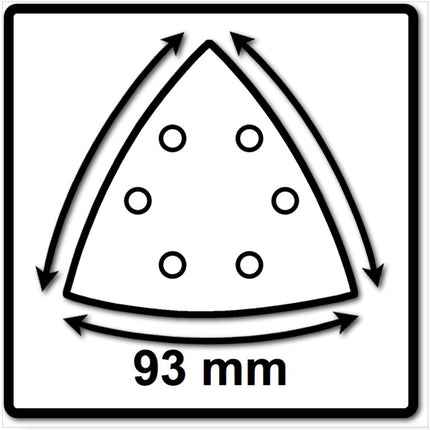 Festool STF V 93/6 Hoja de lijar P150 GR/100 Granat - 100 piezas ( 497395 )